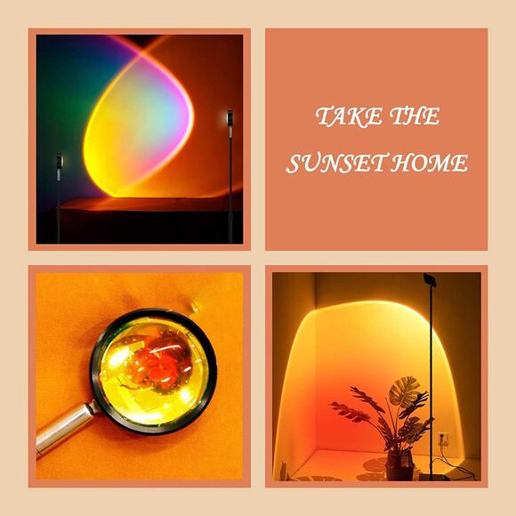 10 Films for Projector Lamp USB Atmosphere LED Desk Night Light Room Decor - Picture 4 of 10